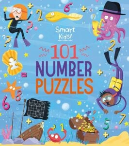 Arcturus Smart Kids 101 Number Puzzles – Fun Brain-Boosting Learning Activity for Kids 7+ | Engaging Math Skills Toy for Smart Early Learners