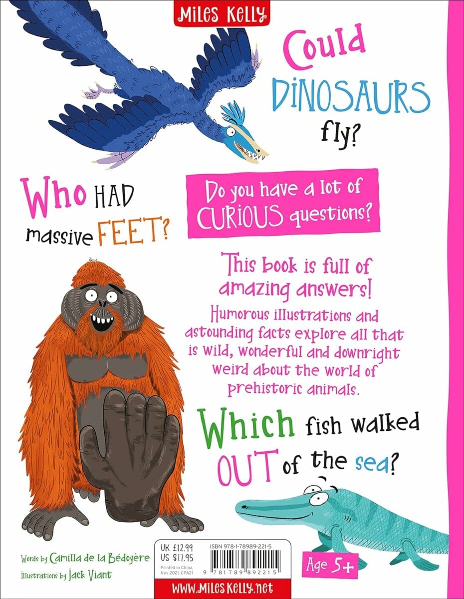 Miles Kelly Curious Questions And Answers About Prehistoric Animals ...