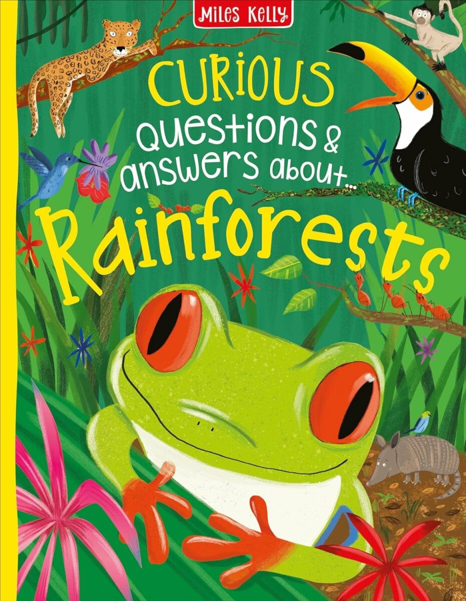 Shree Book Miles Kelly Curious Questions And Answers About Rainforests Book For Kids | 8+Years