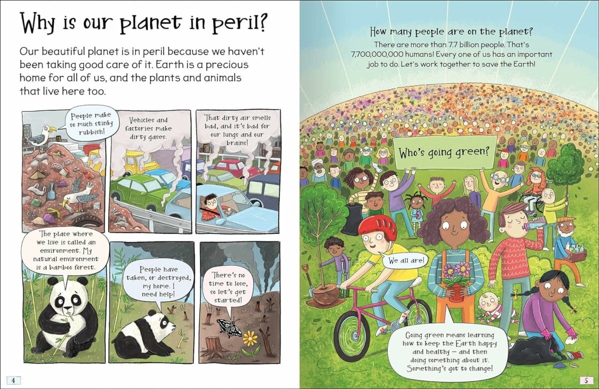 Miles Kelly Curious Questions And Answers About Saving The Earth Book ...
