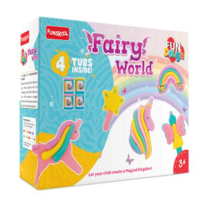 Funskool Fun Dough Fairy World | Let Your Child Create A Magical Kingdom For Kids | 3+ Years