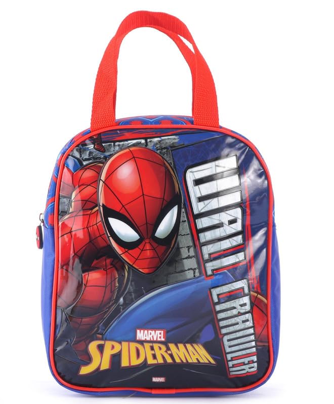 Striders Marvel Spiderman Lunch Bag St Mvl103 Striders Marvel Spiderman Lunch Bag | Insulated Kids Lunch Box | School Tiffin Bag With Superhero Design | 3+ Years. Striders Marvel Spiderman Lunch Bag, Insulated Kids Lunch Box With Spiderman Design, Spiderman Superhero Lunch Bag, Kids Tiffin Bag For School, Spiderman Insulated Lunch Box For Kids