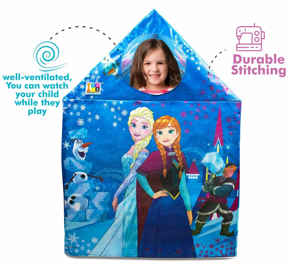 Buy itoys Frozen Theme Play Tent House Portable Outdoor and