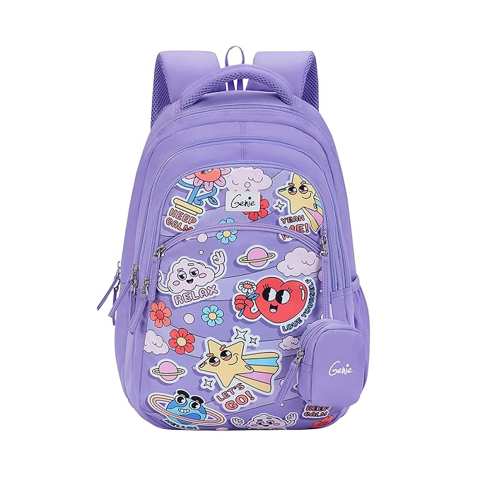 Genie Fashionable Practical Backpacks Genie Buttercup 27L Juniors