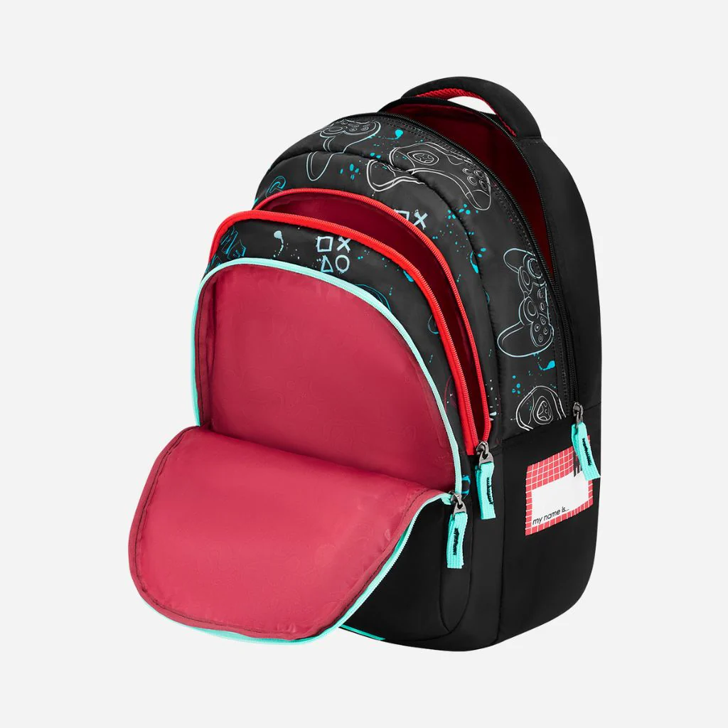 Buy Genius By Safari Maverick Black School Bag 27L Black School Backpack  For Kids 4+ years for Online In India • Kheliya Toys