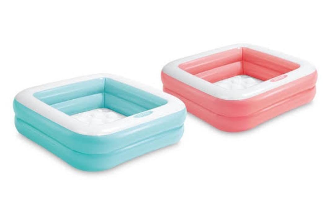 Intex Inflatable Square Pool 34" | Fun and Easy Splash Pool for Kids | 3+ Years