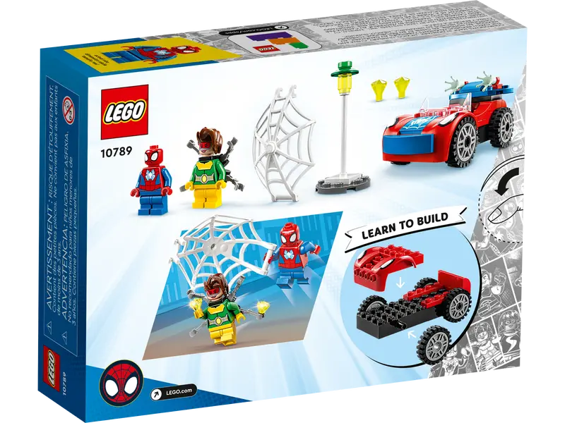 Buy LEGO Marvel Spider-Man’s Car and Doc Ock Toy 10789 48 Pcs Building  Blocks High-Speed Super Hero Action for Kids 4+ Years for Online In India 