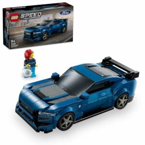 LEGO Speed Champions Ford Mustang Dark Horse Toy | Muscle Car Building Thrills for Kids and Collectors  76920 ! 344 Pcs Building Blocks | 9+ Years