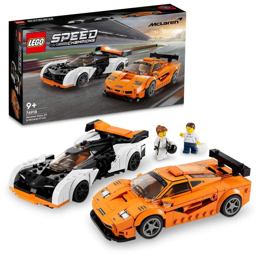 Lego Speed Champions Mc Laren Solus GT And McLaren F1 LM 76918 Building Blocks For Kids | 9+Years