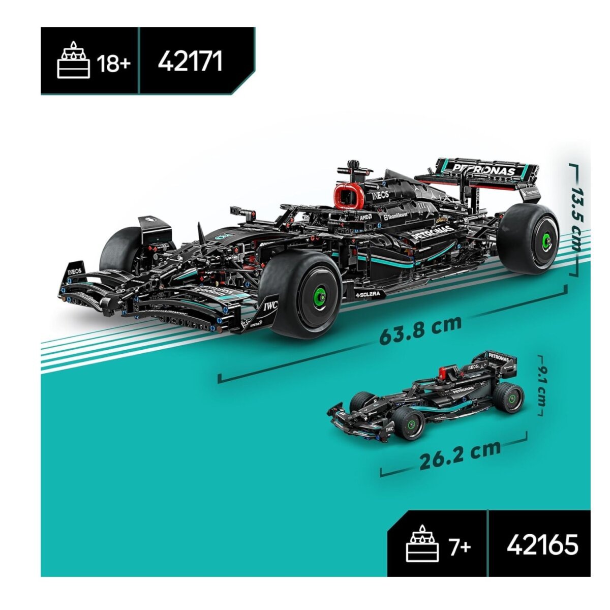 Buy LEGO Technic Mercedes-AMG F1 W14 Pull-Back Toy Build, Pull