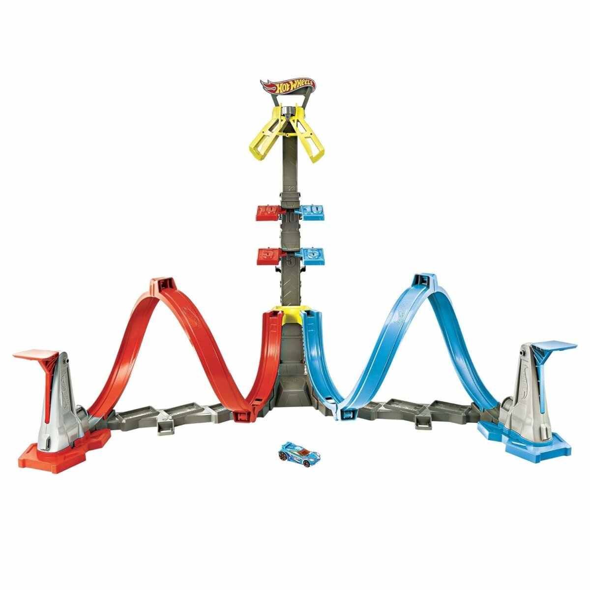 Buy Mattel Hot Wheels Loop and Launch Track Set for Kids Adjustable  2-Foot-Tall Winner S Cage, Spiral Loop, and Point Panels 5+ Years for  Online