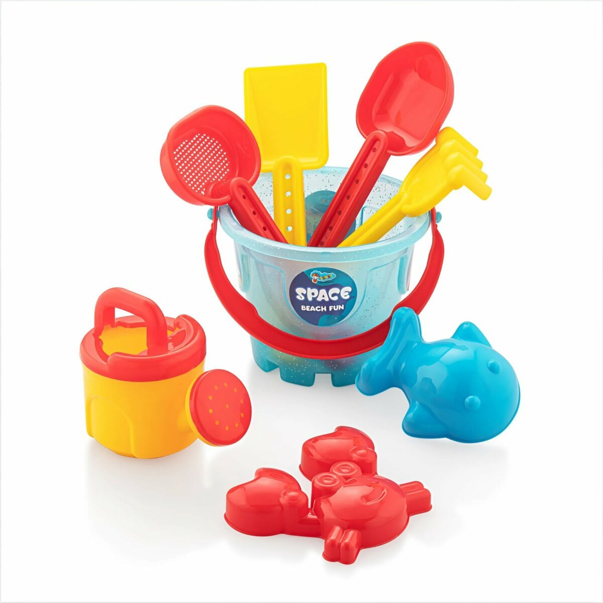 Sunny Space Beach Fun Toy Set 8pcs | Outdoor Sand and Water Play Toy for Kids | 3+ Years