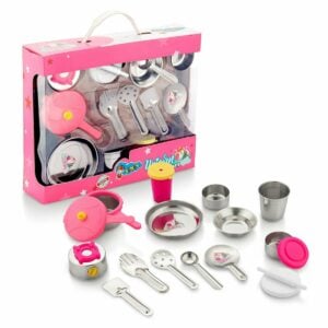 Sunny Unicorn Trendy Taste Stainless Steel Kitchen Set toy for kids, Sunny Unicorn Trendy Taste Stainless Steel Kitchen Set pretend play kitchen, Sunny Unicorn Trendy Taste Stainless Steel Kitchen Set role play cooking toy, Sunny Unicorn Trendy Taste Stainless Steel Kitchen Set educational toy