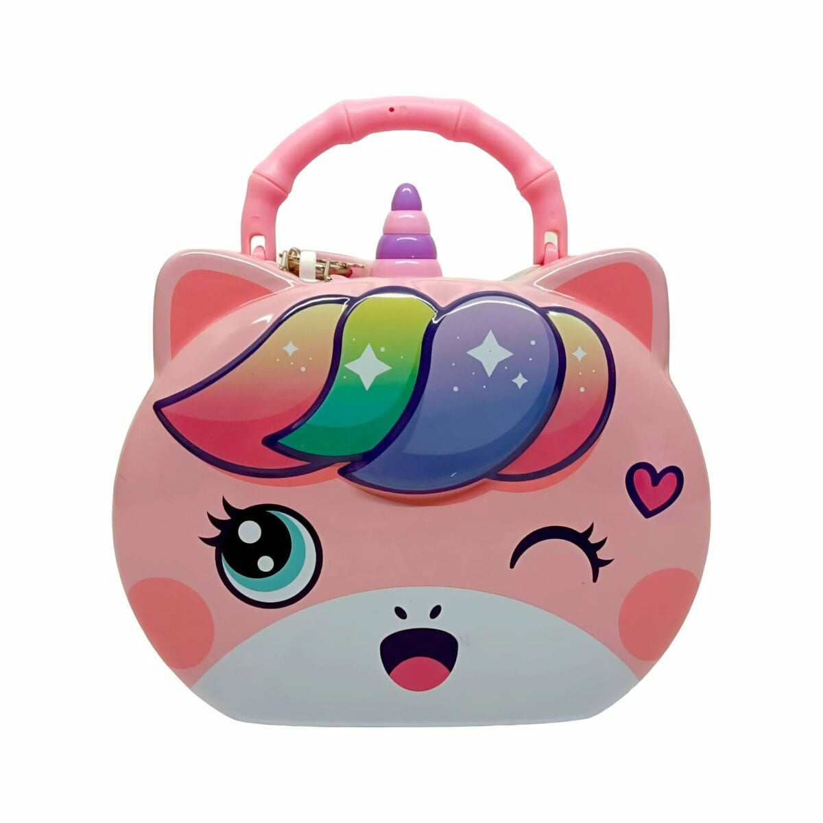 Unicorn Metal Coin Box With Lock And Key, Unicorn savings box for kids, Unicorn coin box with lock, secure unicorn coin box for toddlers, kids metal coin box, magical coin box for kids, unicorn storage box with key