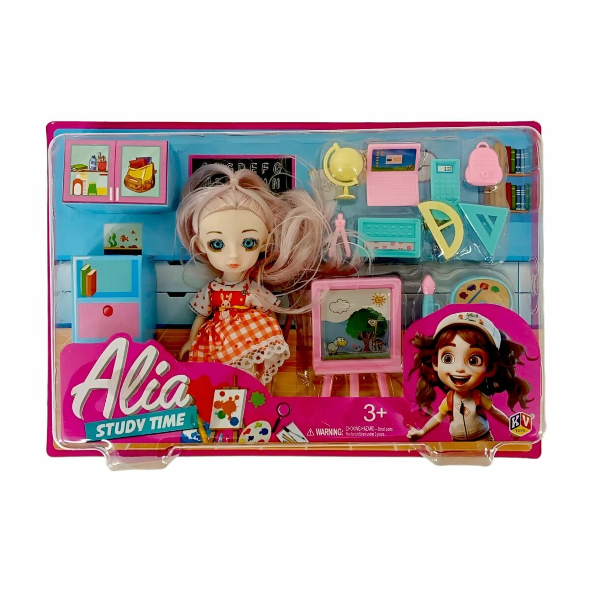 Buy KV Impex Alia Inch Doll with Accessories Set Compact Fashion Doll  for Kids 3+ Years for Online In India • Kheliya Toys