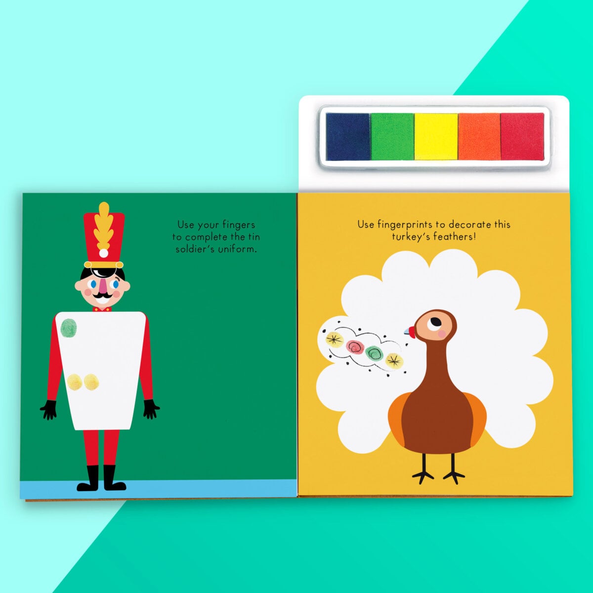 Hinkler Festive Fun Finger Prints 1 Shree Book Hinkler Festive Fun Finger Prints For Kids | 3+Years Shree Book Hinkler Festive Fun Finger Prints For Kids | 3+Years Image 2