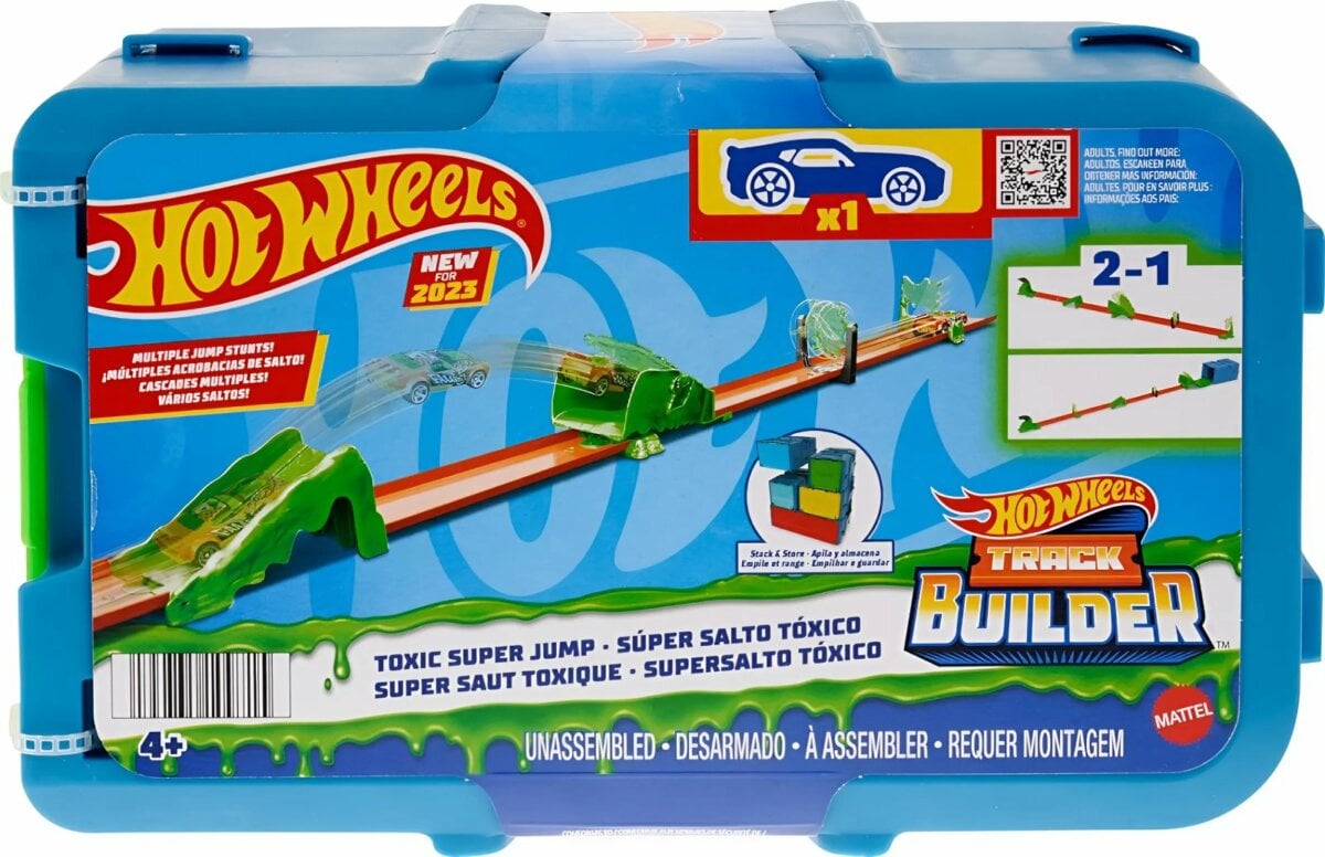 Mattel Hot Wheels Track Builder Set Hkx47 Mattel Hot Wheels Track Builder Set Toxic Super Jump Hkx47 | Ultimate Fun For Kids 4+ Years Mattel Hot Wheels Track Builder Toxic Super Jump, Hot Wheels Toxic Super Jump Toy For Kids, Hot Wheels Track Builder Set, Mattel Hot Wheels Racing Toy, Toxic Super Jump Hot Wheels Educational Toy, Hot Wheels Track Set For Boys And Girls