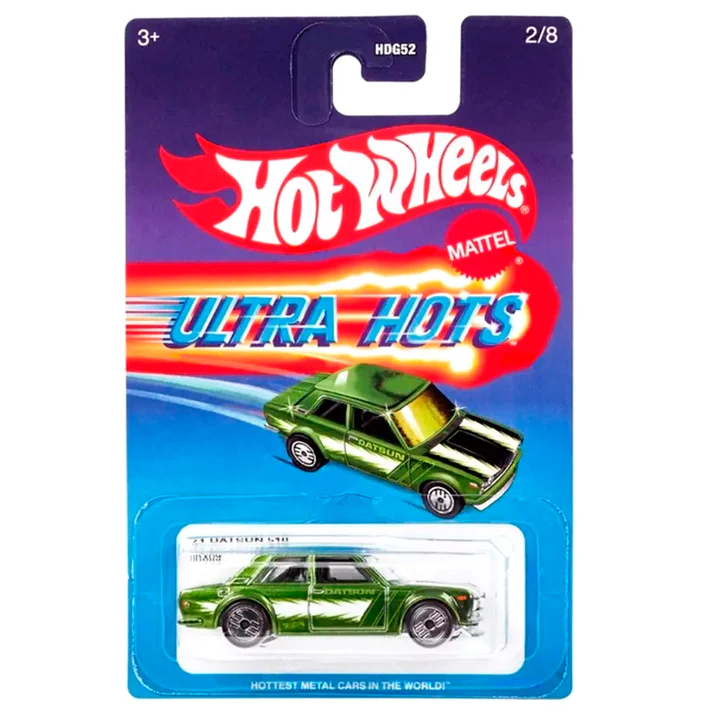 Mattel Hot Wheels Ultra Hots Die Cast Car Series 71 Datsun 510 Hrx09 Mattel Hot Wheels Ultra Hots Die Cast Car Series Ultimate Fun For 3+ Years Old Mattel Hot Wheels Ultra Hots Die Cast Car Series, Hot Wheels Diecast Car For Kids, Hot Wheels Ultra Hots Car Collection, Hot Wheels Toy Cars For Toddlers, Hot Wheels Diecast Cars For Imaginative Play, Mattel Ultra Hots Die Cast Car For 3+ Years
