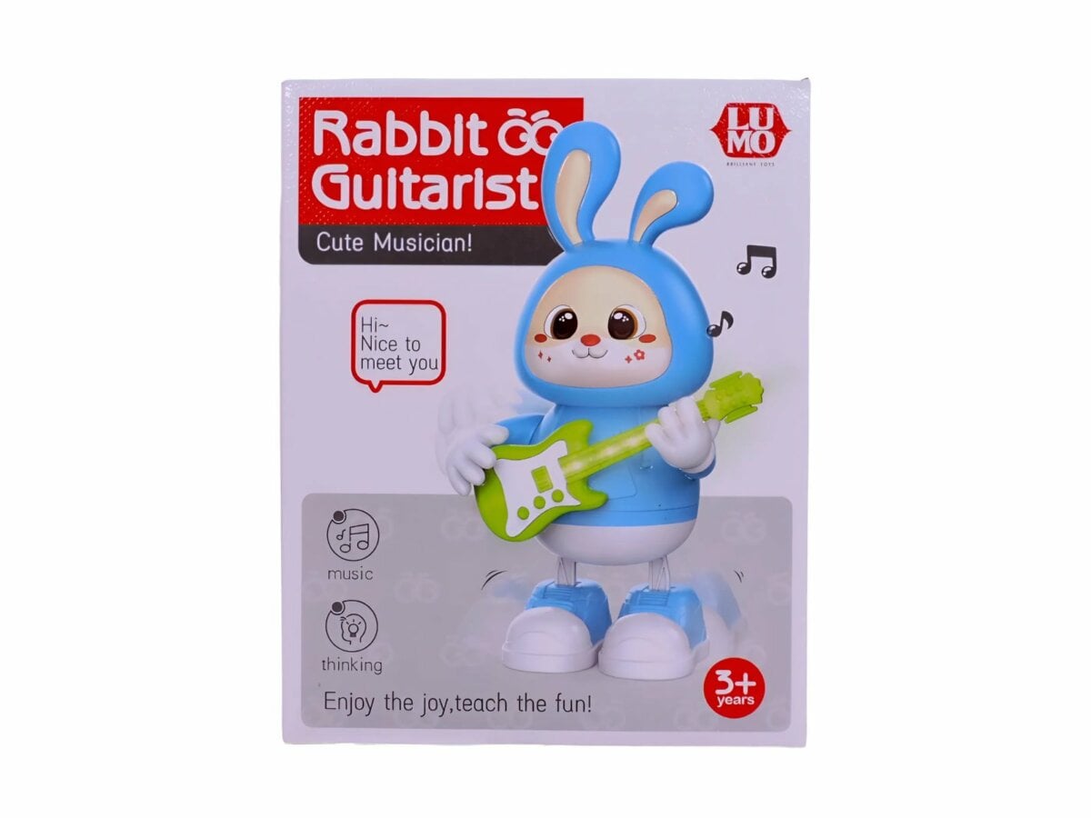 Cute Musician Rabbit Guitarist Musical Toy 7 Cute Musician Rabbit Guitarist Musical Toy | Fun, Engaging, And Melodic Playtime Companion For Kids 3+ Cute Musician Rabbit Guitarist Musical Toy | Fun, Engaging, And Melodic Playtime Companion For Kids 3+ Image 5