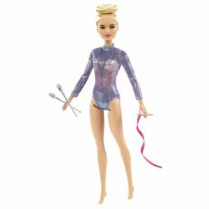 Mattel Barbie Rhythmic Gymnasts 12 Inch Doll Set – Amazing Sports Performance Doll for Kids 3+ Years, Creative Role Play Toy