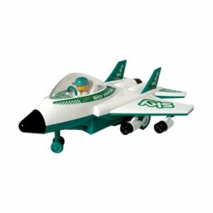 United Agencies Hindal Friction Powered Sky Fighter Plane | Fun Push And Go Toy For Kids | Unbreakable Plastic | Ages 2+