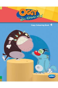 Navneet Oggy and The Cockroaches Copy Coloring Book 4 For Kids | 4+ Years.