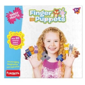 Funskool Handy Craft Finger Puppets | DIY Puppet-Making Kit for Kids | 5+ Years