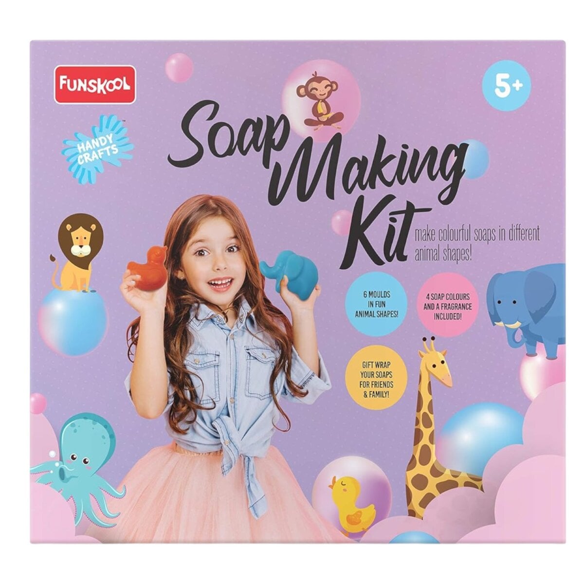 Funskool Handycrafts Soap Making Kit art and craft set for kids, Funskool Handycrafts Soap Making Kit DIY learning toy, Funskool Handycrafts Soap Making Kit creative activity kit