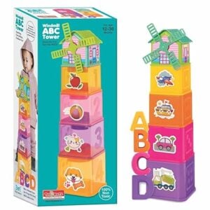 ToyMate Windmill ABC Tower Stack Block Game toy image, ToyMate Windmill ABC Tower Stack Block Game educational blocks, ToyMate Windmill ABC Tower Stack Block Game learning toy, ToyMate Windmill ABC Tower Stack Block Game for toddlers, ToyMate Windmill ABC Tower Stack Block Game stacking set