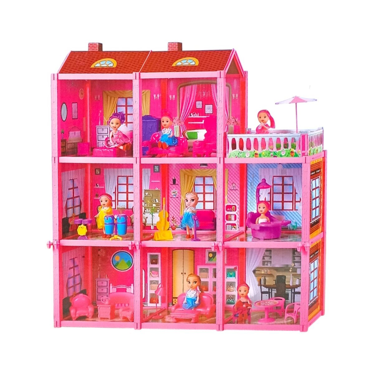 Dollhouse Walmart My Delightful Dollhouse Wooden Dollhouse