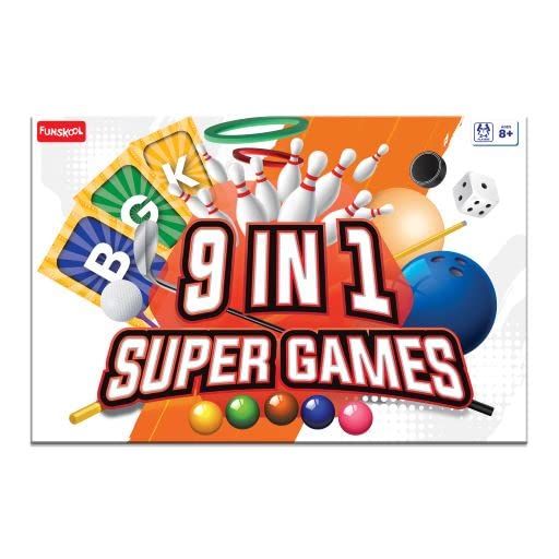 Funskool BGK 9 in 1 Strategy Game toy for kids, Funskool BGK 9 in 1 Strategy Game educational playset, Funskool BGK 9 in 1 Strategy Game family board game, Funskool BGK 9 in 1 Strategy Game indoor activity
