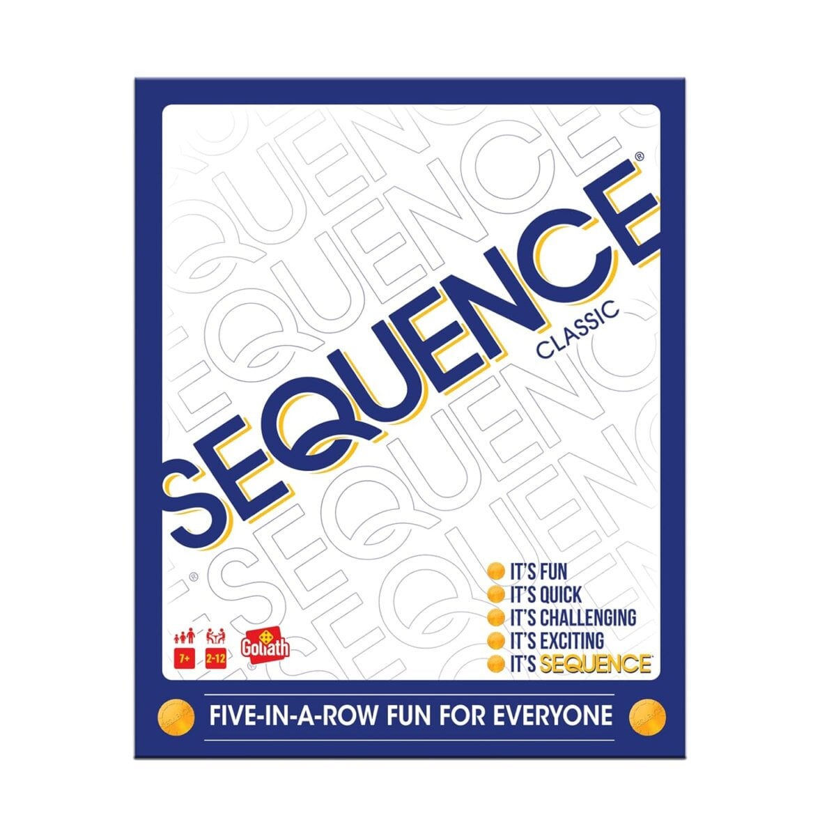 Funskool The Original Sequence Strategy Card Board Game for Kids | Ultimate Family Fun for Ages 7+ | 2-12 Players