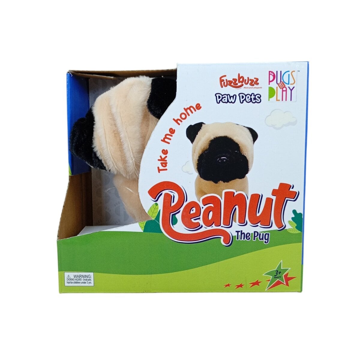 Fuzzbuzz Pugs At Play Paw Pets Peanut The Pug1 Fuzzbuzz Paw Pets – Peanut The Pug Interactive Walking And Barking Puppy Toy For Kids 3+ Years | Fun Cuddly Plush Dog Fuzzbuzz Paw Pets – Peanut The Pug Interactive Walking And Barking Puppy Toy For Kids 3+ Years | Fun Cuddly Plush Dog Image 2