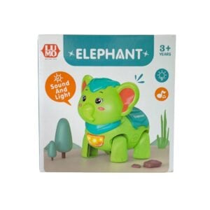 Lumo 'Sound and Light Elephant' Musical Toy Melodious Music And Bright Lights For Kids | 3 + Years.