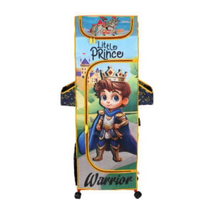 Kudos Toys Wonder Toy Box Character Edition Little Prince Warrior 5 Shelves Wardrobes – Amazing Kids Storage Organizer for Toys, Books & Room Décor Fun