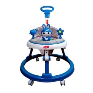 Apple Baby Parent Handle Musical Walker With Multi Functional And Adjustable Height | Activity Walker for Babies | 6+ Months