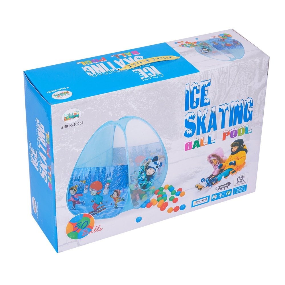 Balak Ice Skating Ball Pool With 50 Pcs Multicolor Balls Balak Ice Skating Ball Pool With 50 Pcs Multicolor Balls | Foldable Kids Igloo Pop Up Play Tent House For Kids | 3+ Years Balak Ice Skating Ball Pool With 50 Pcs Multicolor Balls | Foldable Kids Igloo Pop Up Play Tent House For Kids | 3+ Years