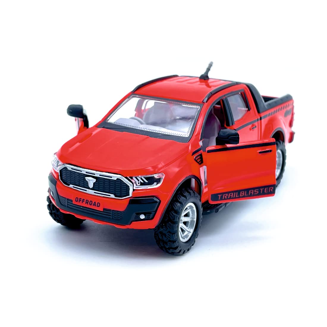 Centy Pull Back Action Trailblaster Toys Truck With Door And