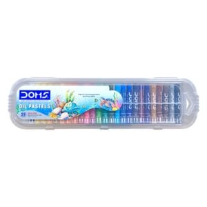 DOMS 25 Shades Oil Pastel with Case | Ultimate Smooth Color Mixing for Kids | Safe And Non-Toxic | Perfect for 5+ Years