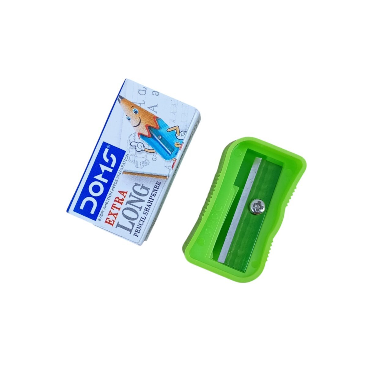 DOMS Non-Toxic Extra Long Sharpener | Smooth and Break less Sharpening |5+Year