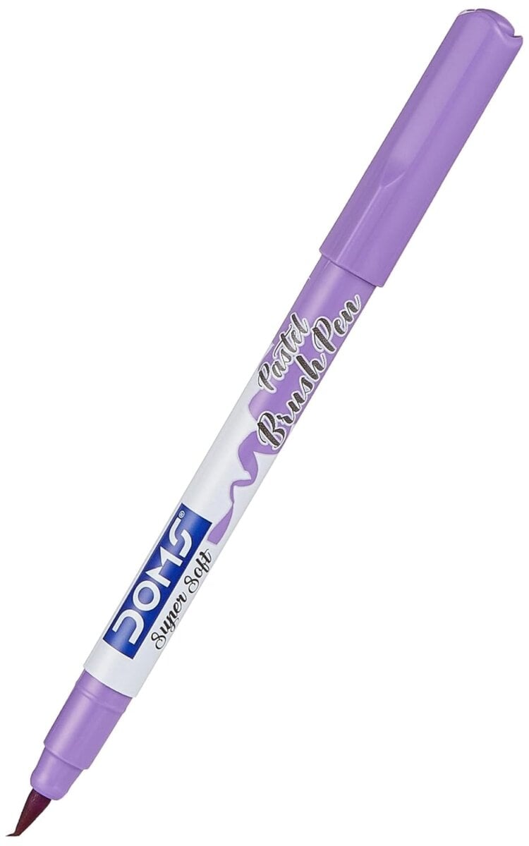 Buy DOMS Super Soft Tip Pastel Shades Brush Pen Set Ideal for