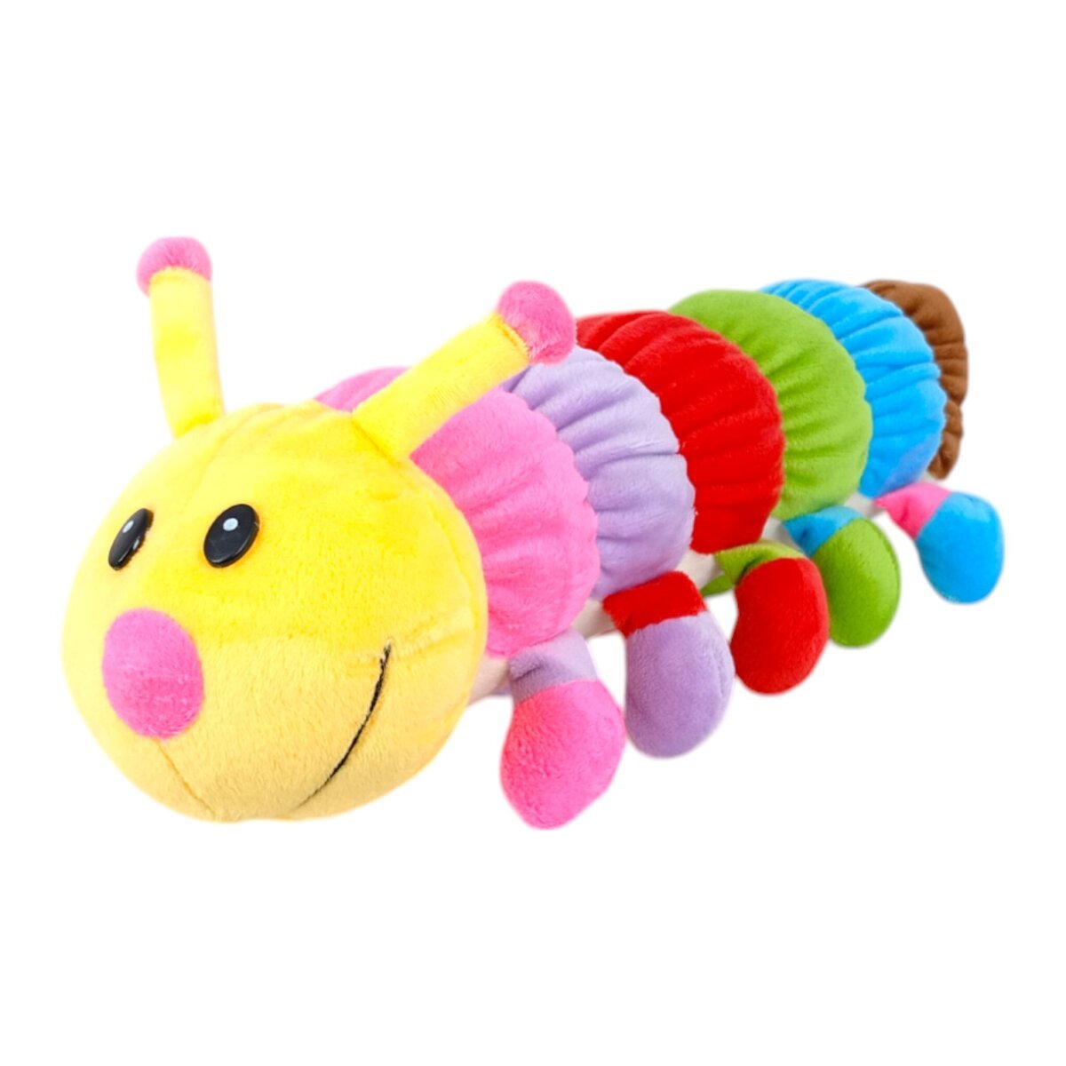 FunZoo Caterpillar Soft Plush Stuffed Animal Toy for Kids Large Size( 40cm) Lightweight And Multicolor)