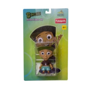 Funskool Bholu Action Figure – Chhota Bheem And Friends 4-Inch Green Gold Edition | Poseable Collectible Toy for Kids Ages 4+ | Articulated Figure