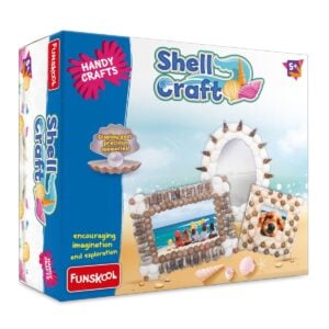Funskool Handycrafts Shell Craft | Create Gifts, personalized Frames | Art And Craft DIY Kit for Kids | 5+Years