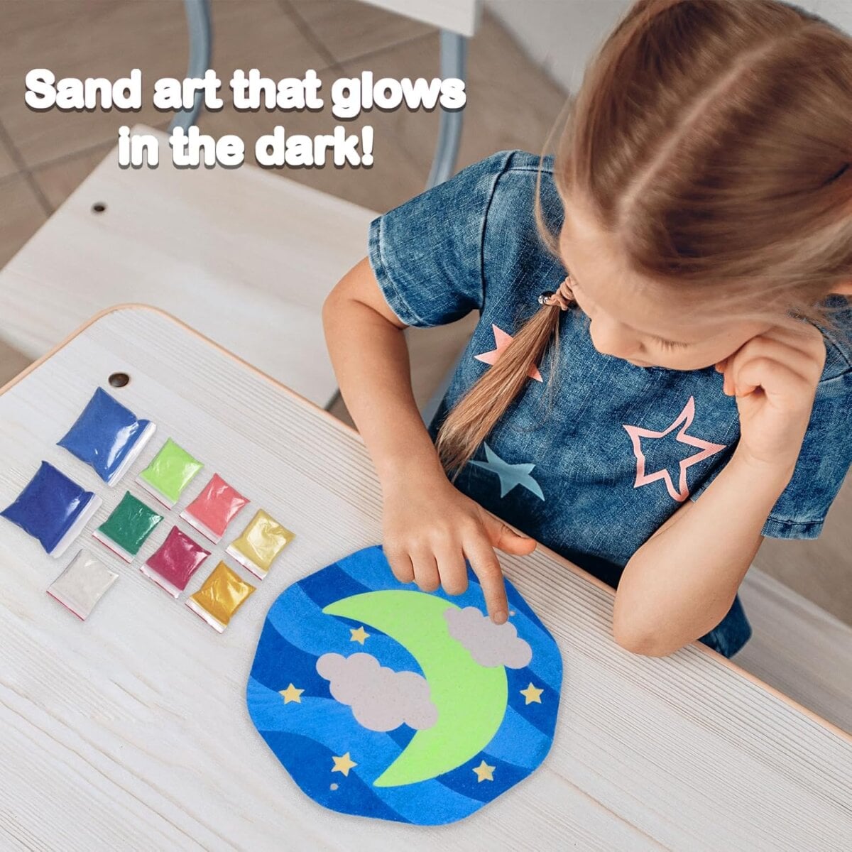 Funskool Handycrafts Twilight Treasures Sand Art That Glows In The Dark ...