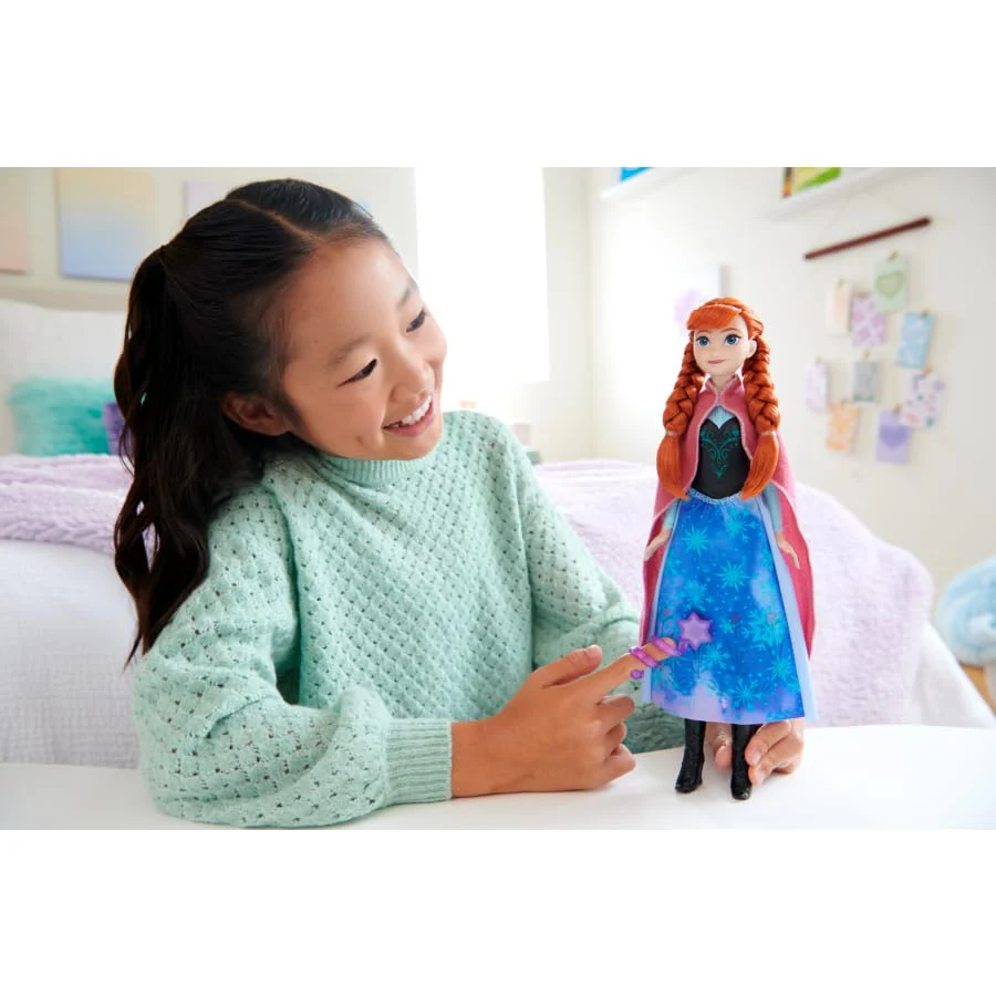 Buy Mattel Disney Frozen Anna Magical Color-Change Skirt Fashion Doll  Enchanting Play and Magical Transformations for Kids 3+ Years for Online  In