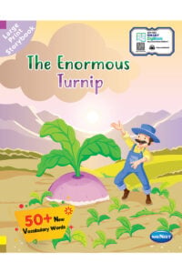 Navneet Large Print Story Book The Enormous Turnip 50+ New Vocabulary Words For Kids | 3+Years