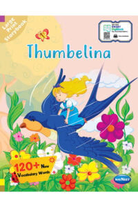 Navneet Large Print Story Book Thumbelina 120 + New Vocabulary Words For Kids | 5+Years
