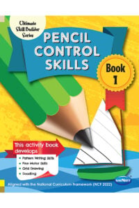 Navneet Pencil Control Skills Book 1. For Kids | 3+Years