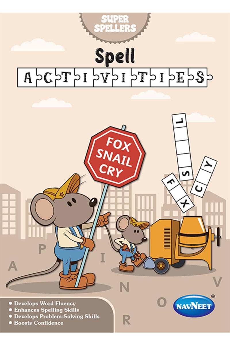 Navneet Super Spellers Spell Activities Book Paperback For Kids | 5+Years